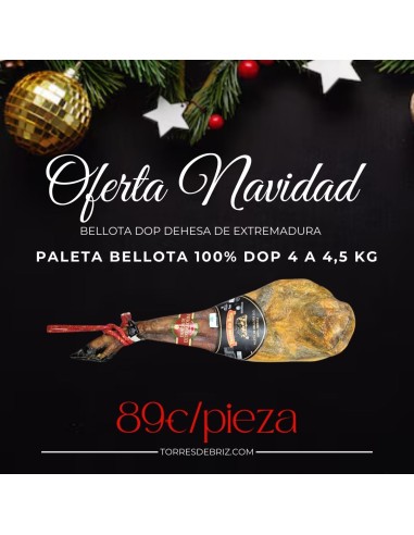 ¡¡¡¡¡¡¡¡¡¡¡ OFERTA NAVIDAD  !!!!!!!!!!     Paleta de Bellota 100% Ibérica D.O.P. Dehesa de Extremadura...  4 - 4.5 KG.