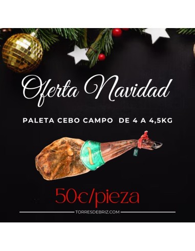 !!!!! OFERTA NAVIDAD ULTIMA HORA ¡¡¡¡ Paleta de Cebo de Campo Ibérica 50% Raza Iberica 4-4.5 !!!! HASTA AGOTAR EXISTENCIAS ¡¡¡¡