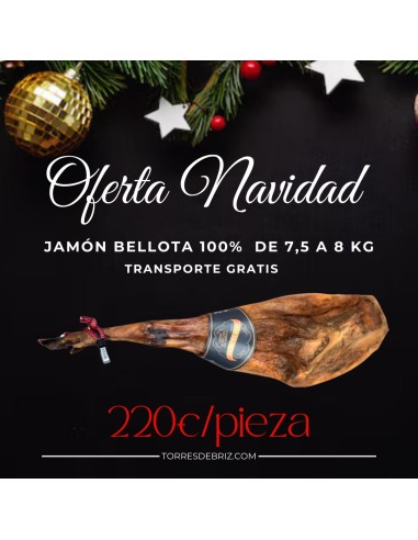 ¡¡¡¡¡¡¡¡¡¡¡---- OFERTA NAVIDAD ----!!!!!!!!!!   Jamón de Bellota 100% ibérico 7.5 a 8 KG